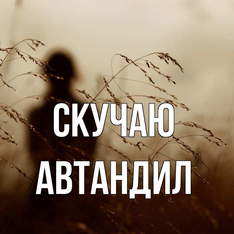 Картинка Скучаю, Автандил