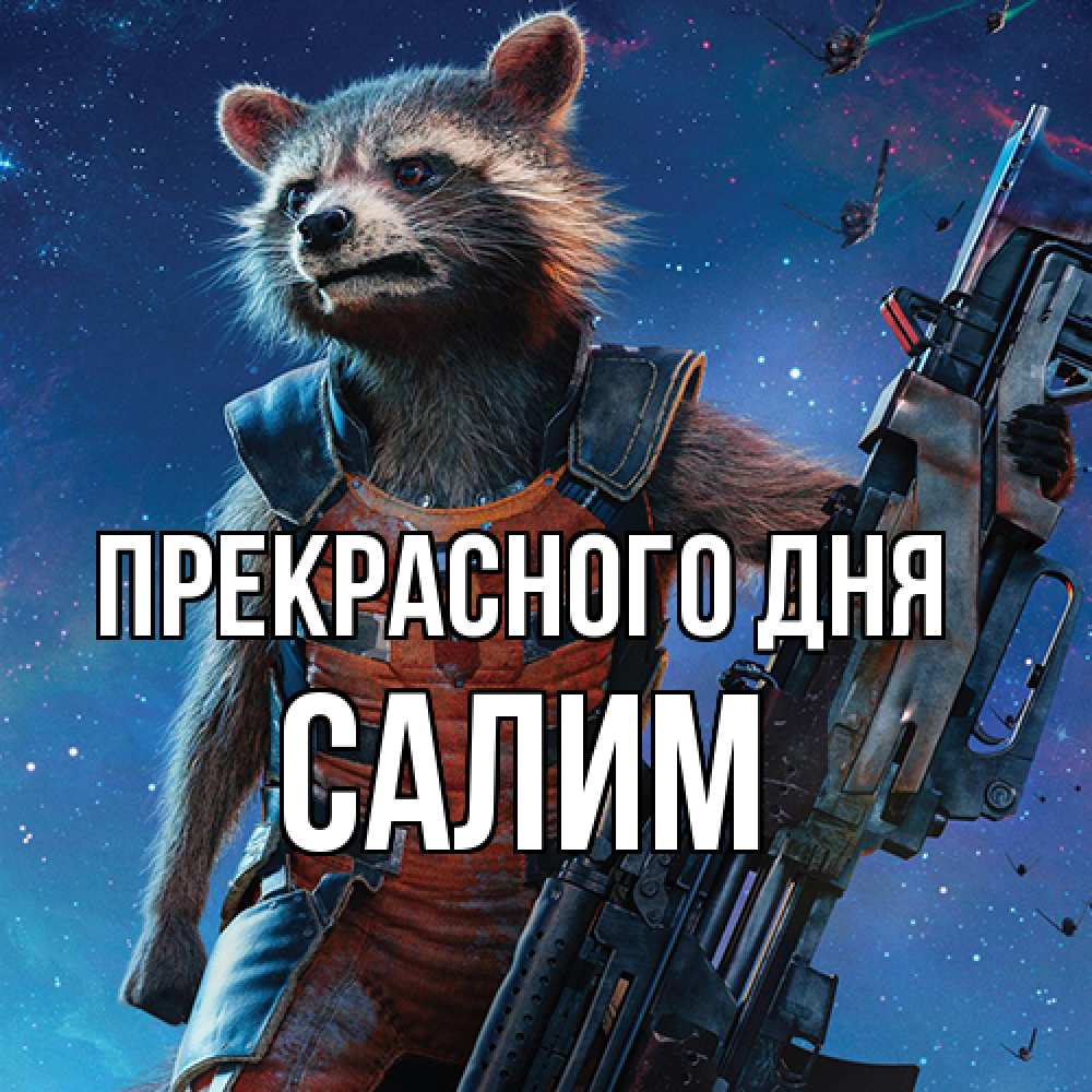 Открытка  с именем. Салим, Прекрасного дня  