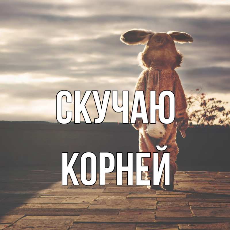 Картинка Скучаю, Корней