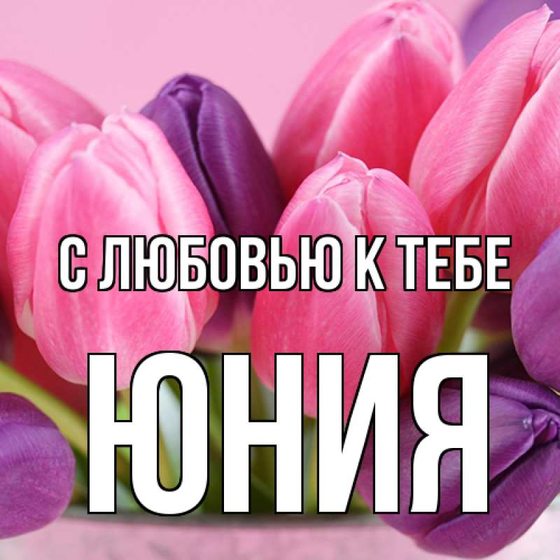 Картинка С любовью к тебе, Юния