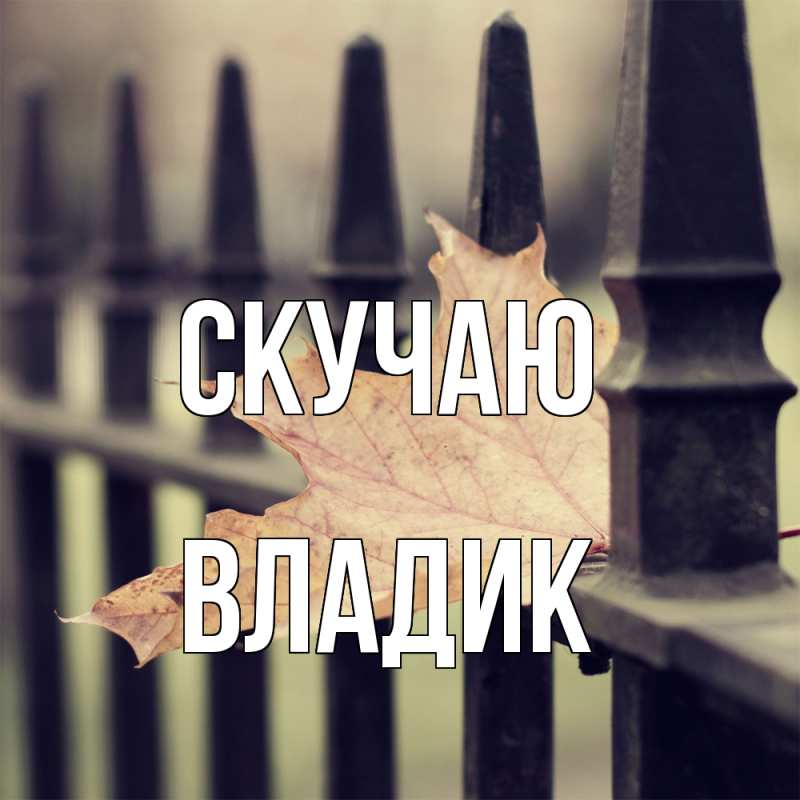 Картинка Скучаю, Владик