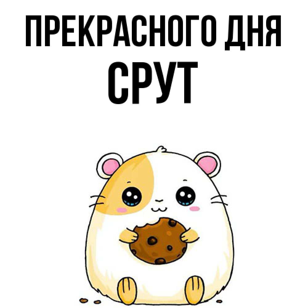 Открытка  с именем. срут, Прекрасного дня  