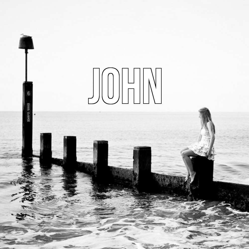 Открытка  с именем. John, Главная  