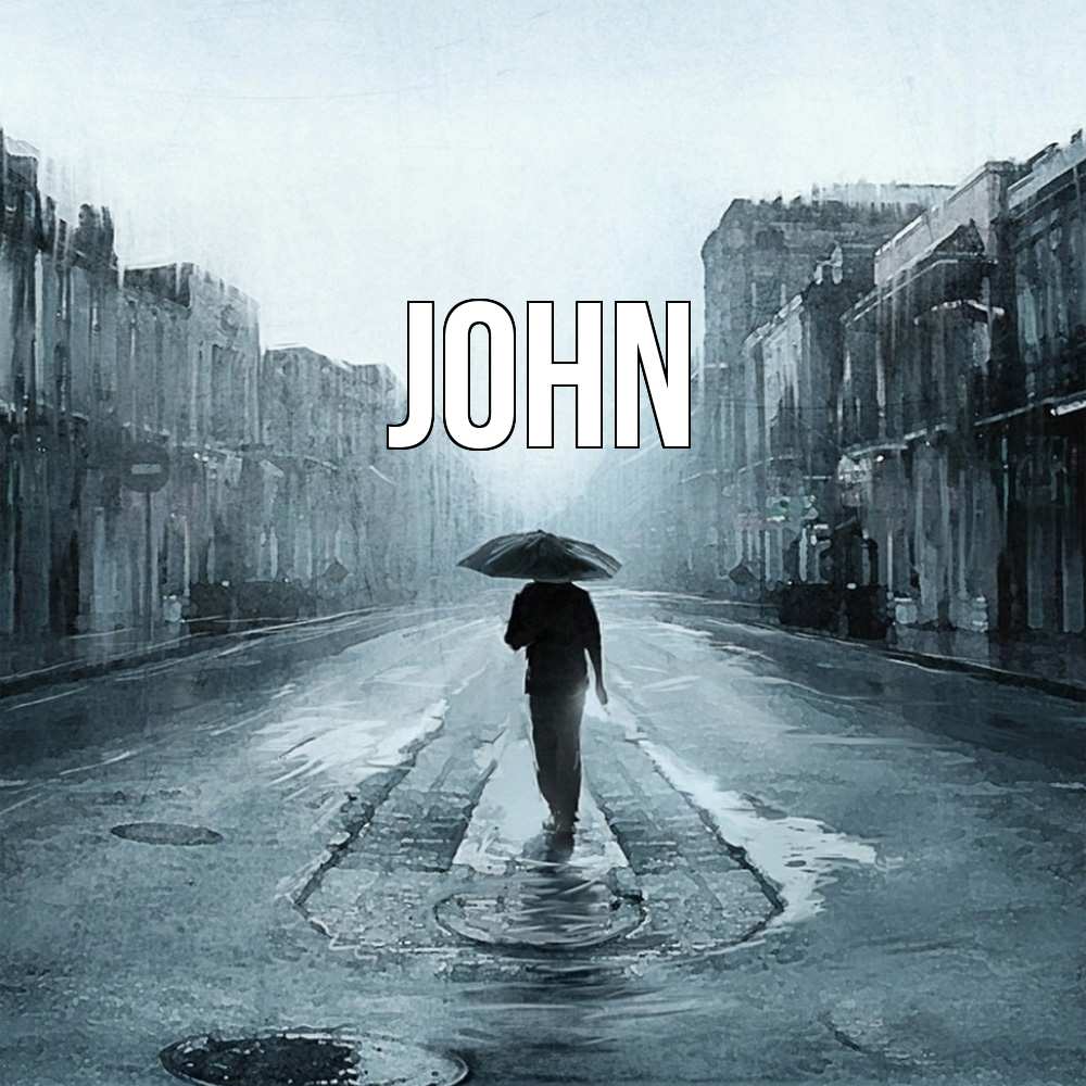 Открытка  с именем. John, Главная  