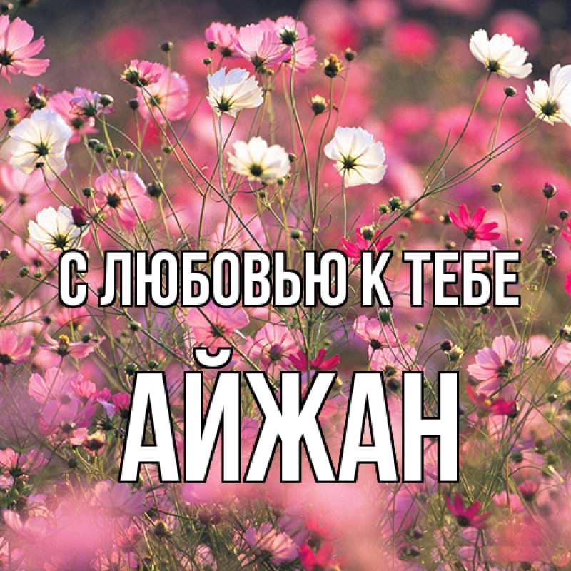 Картинка С любовью к тебе, Айжан