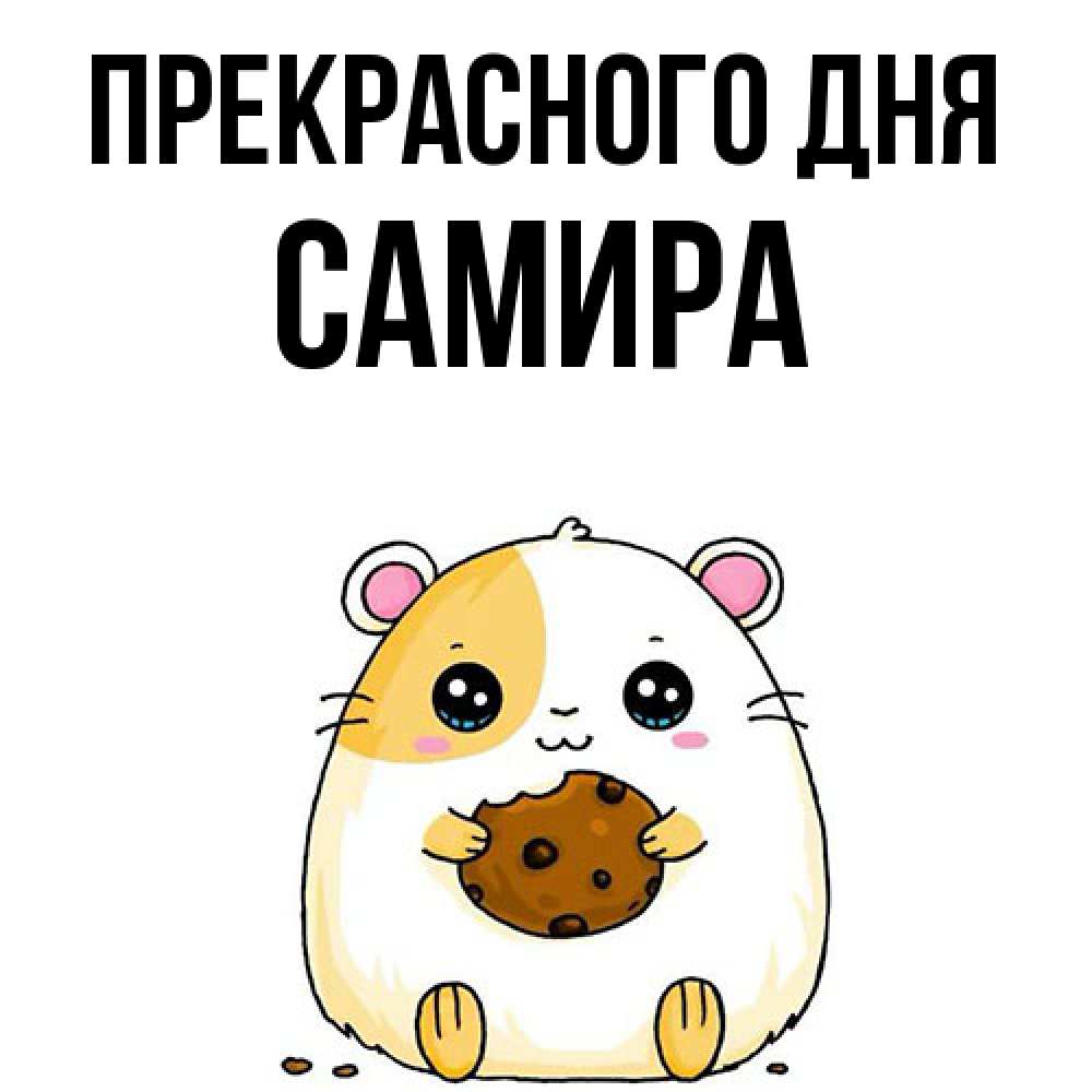 Открытка  с именем. Самира, Прекрасного дня  