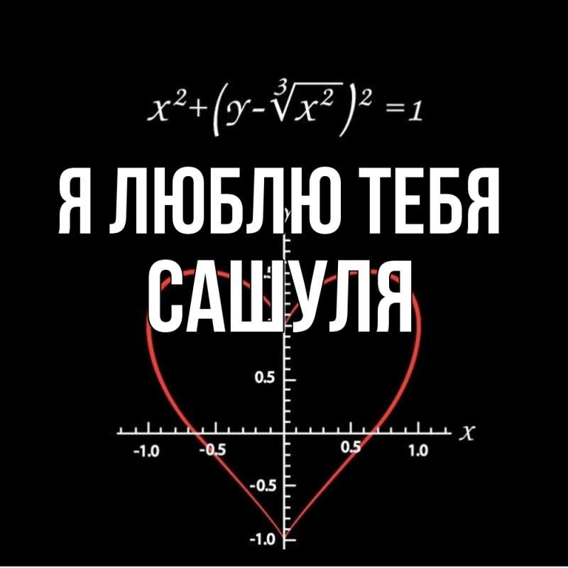 Картинка Я люблю тебя, Сашуля