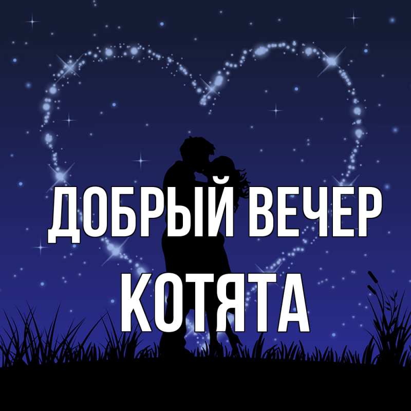 Картинка Добрый вечер, Котята