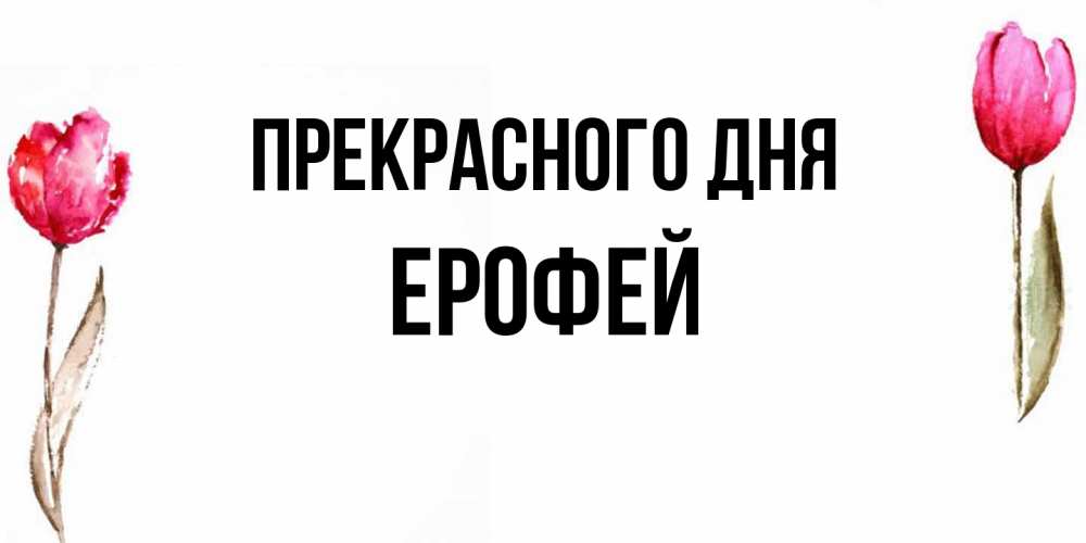 Открытка  с именем. Ерофей, Прекрасного дня  