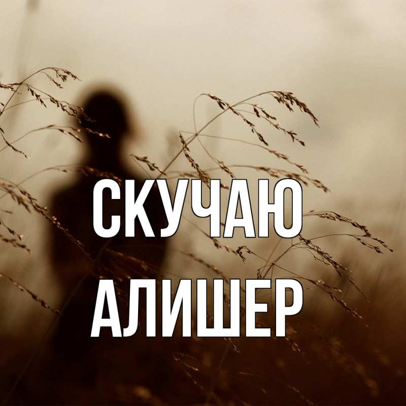 Картинка Скучаю, Алишер