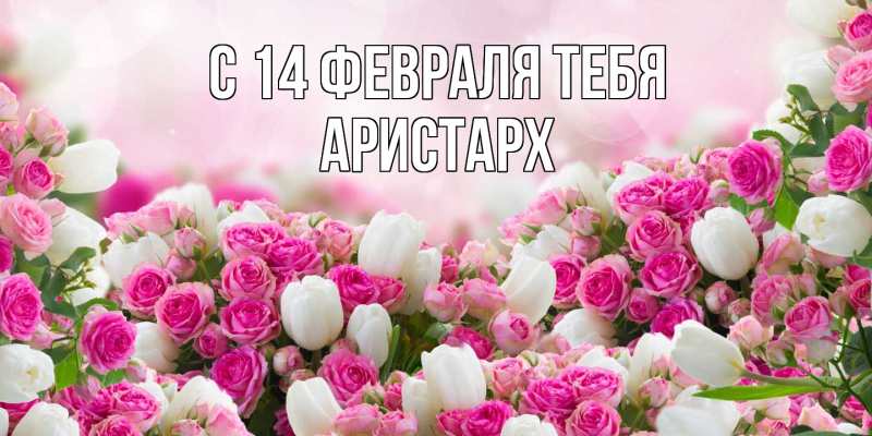Картинка С 14 февраля тебя, Аристарх