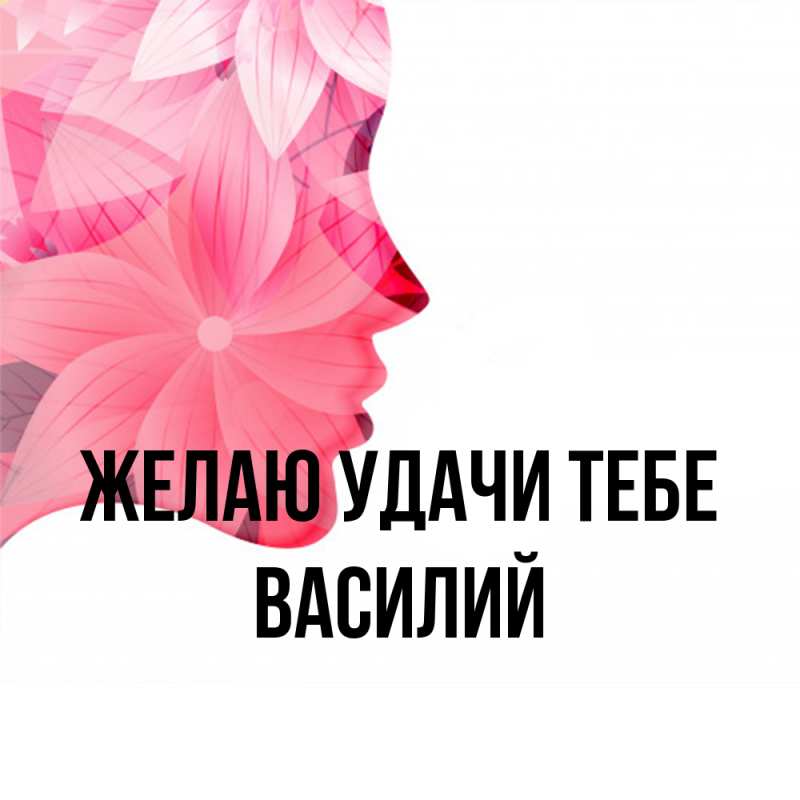 Картинка Желаю удачи тебе, Василий