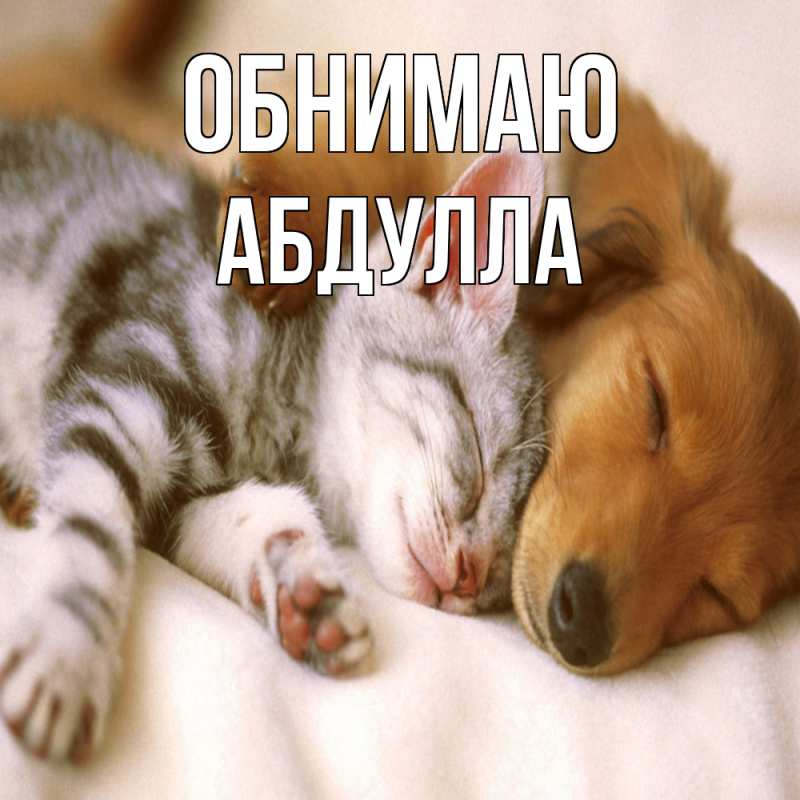 Картинка Обнимаю, Абдулла