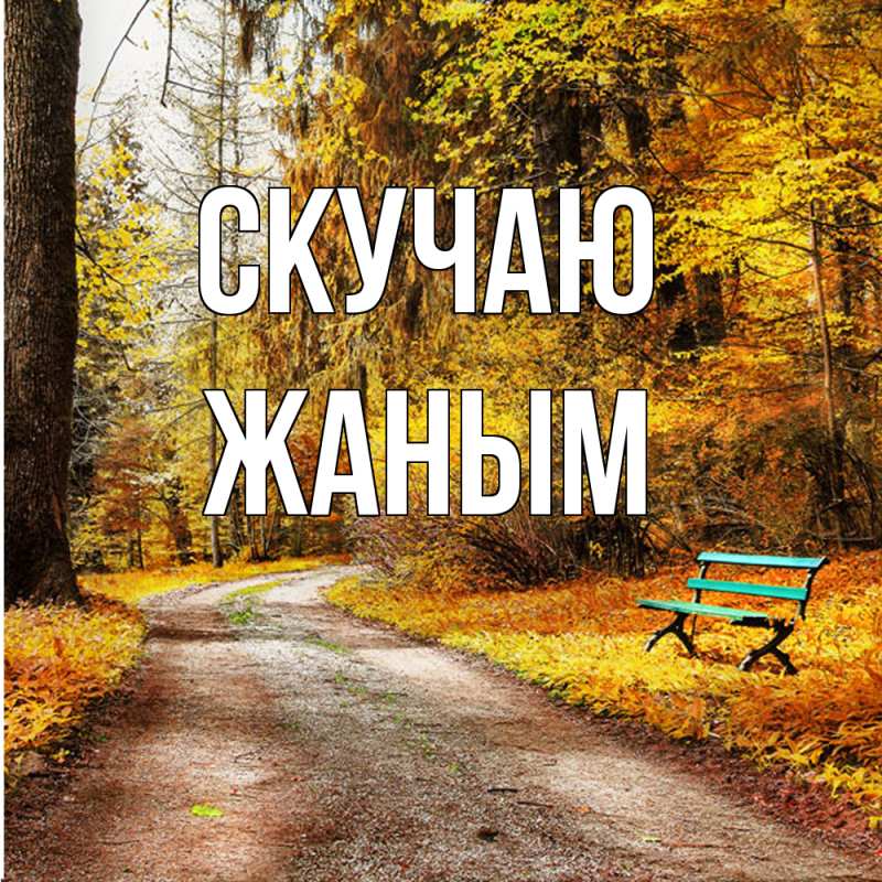 Картинка Скучаю, Жаным