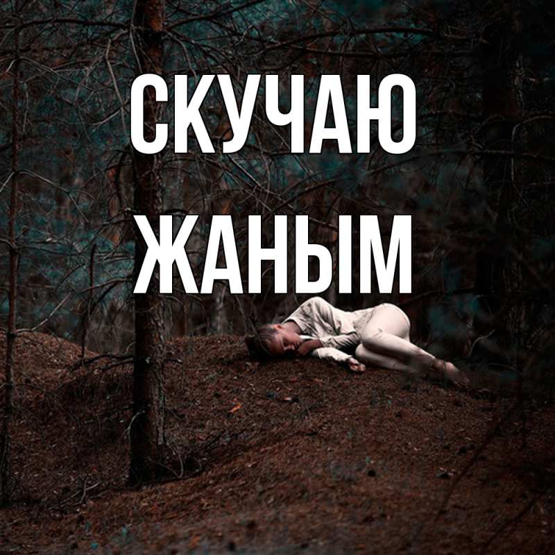 Картинка Скучаю, Жаным