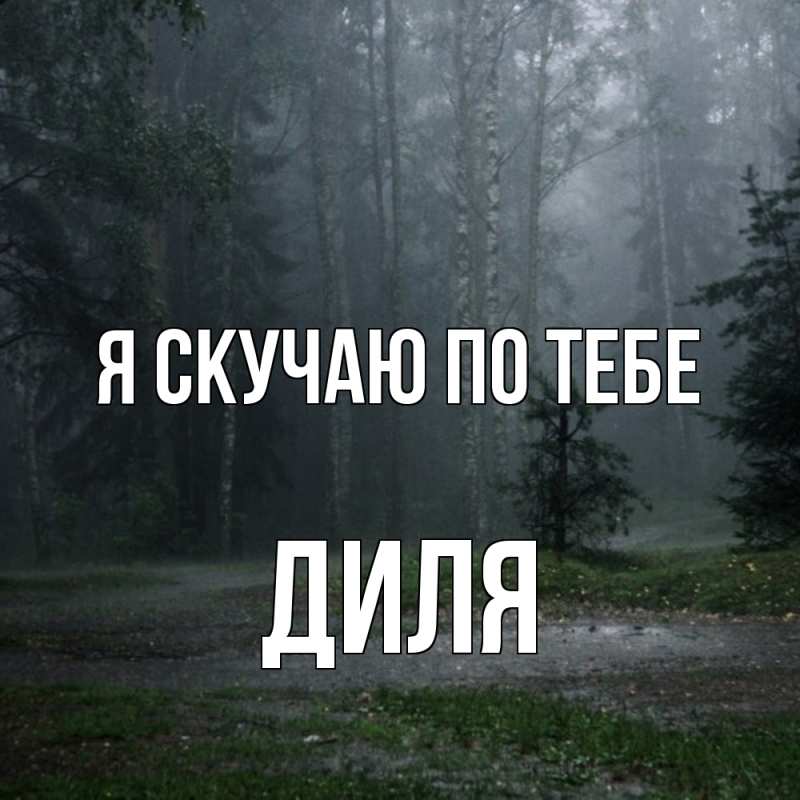 Картинка Я скучаю по тебе, Диля