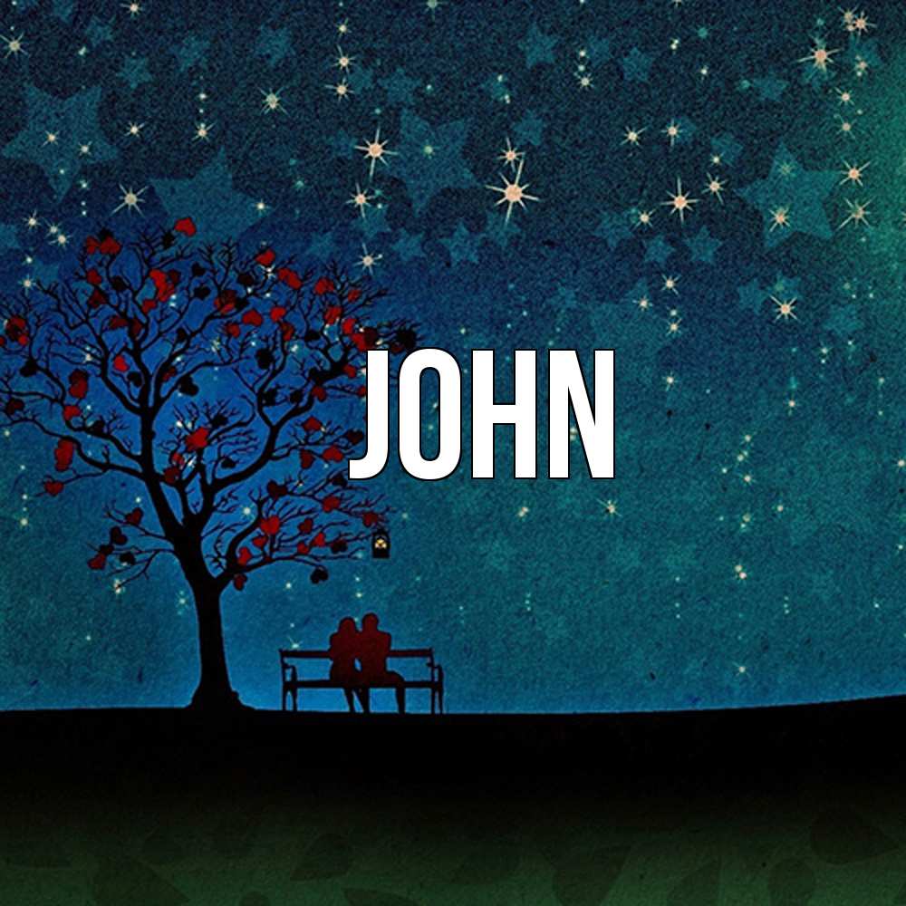 Открытка  с именем. John, Главная  