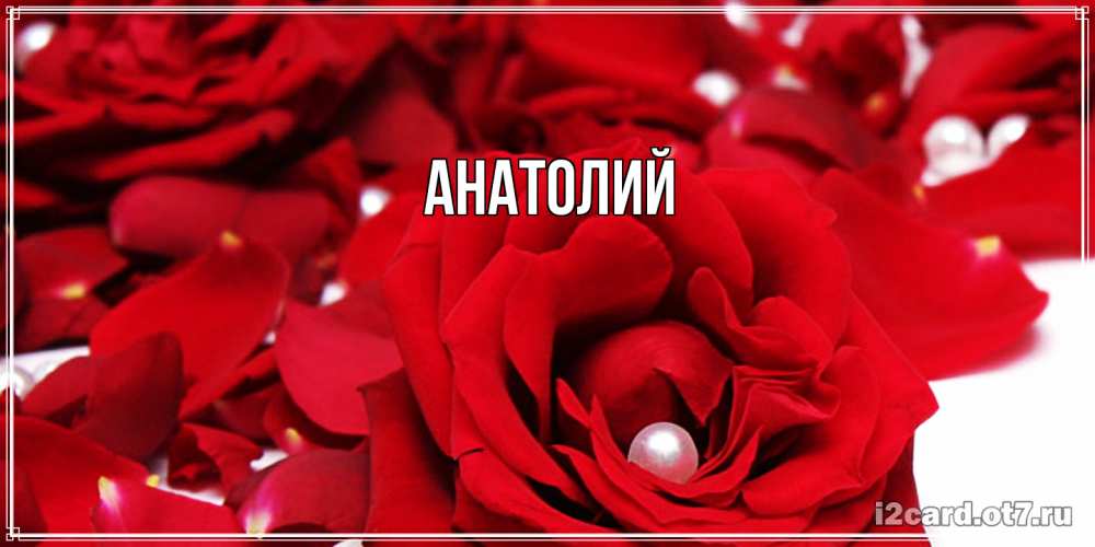 Открытка  с именем. Анатолий, Главная  