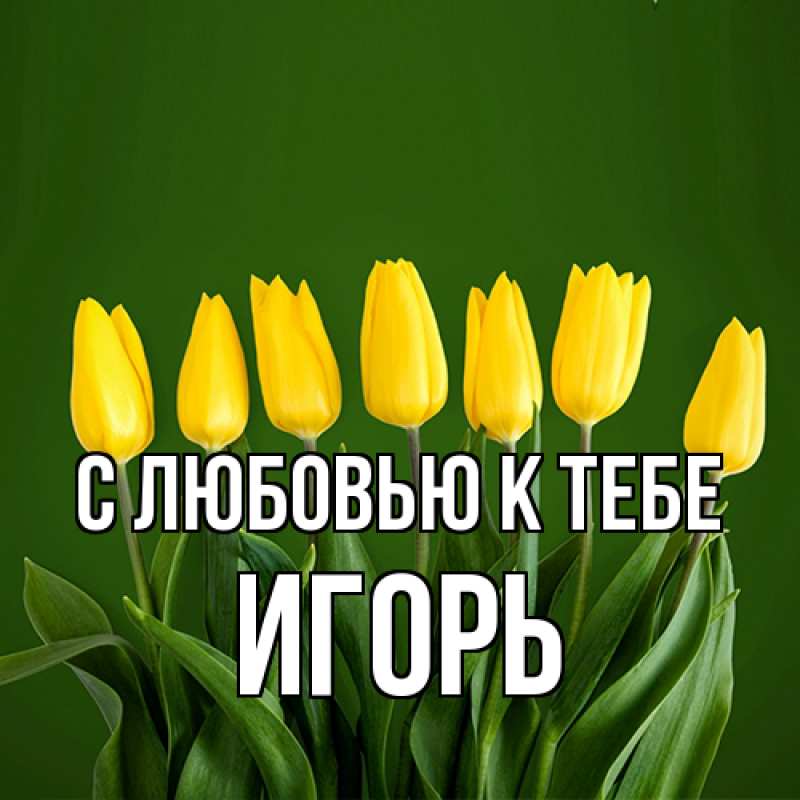 Картинка С любовью к тебе, Игорь