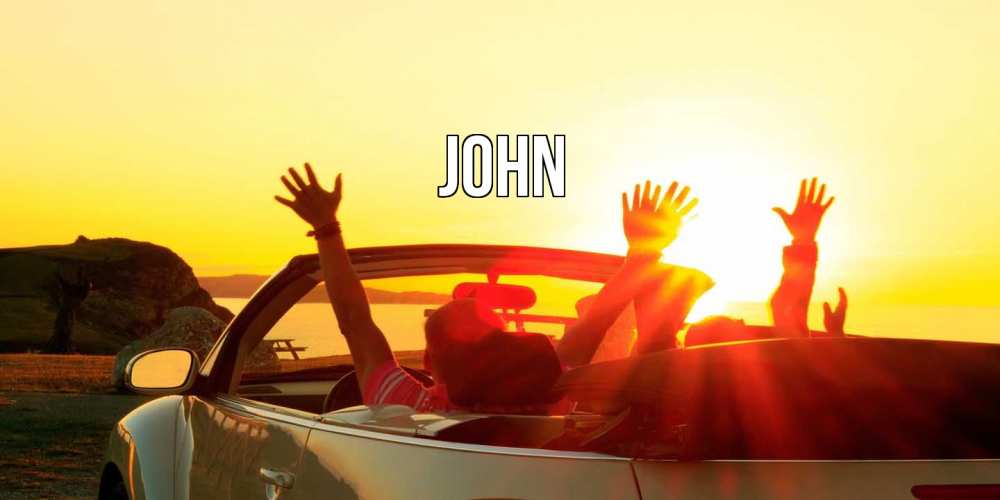 Открытка  с именем. John, Главная  