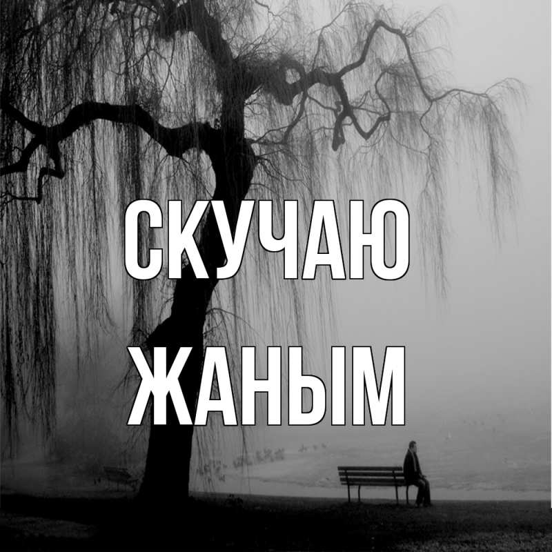 Картинка Скучаю, Жаным