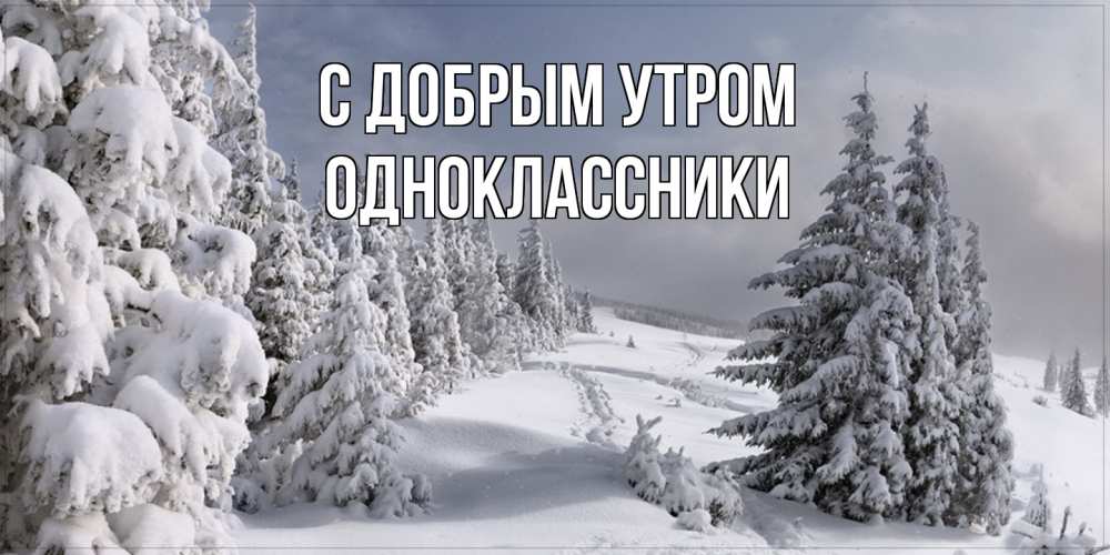 Открытка  с именем. Одноклассники, С добрым утром  