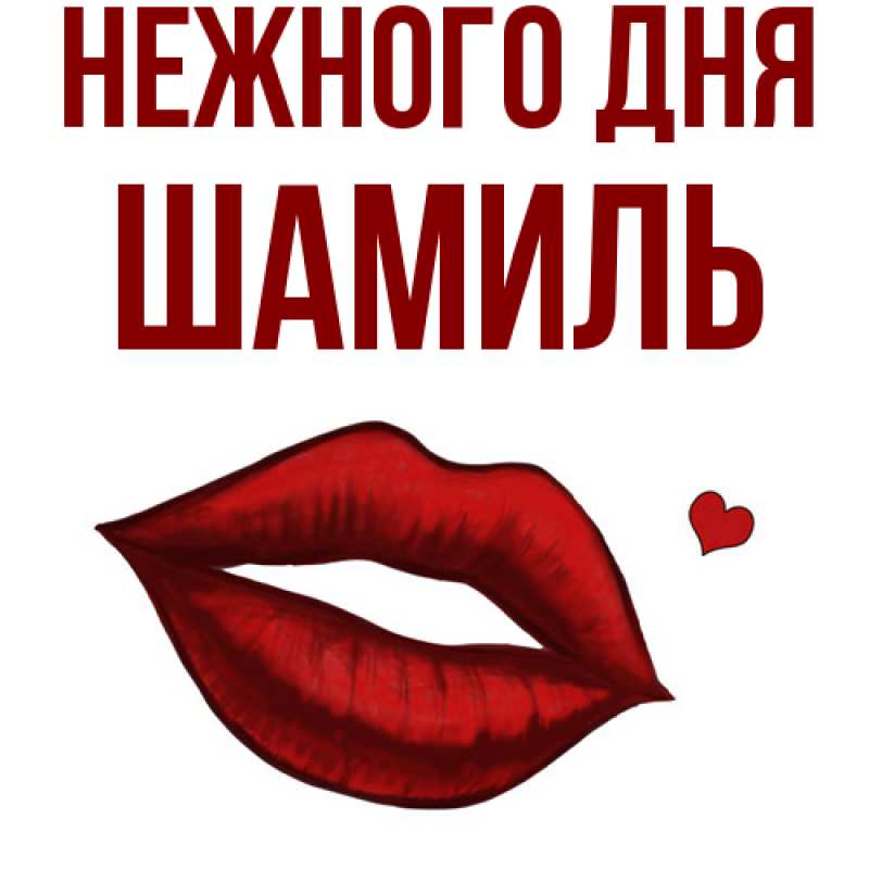 Картинка Нежного дня, Шамиль