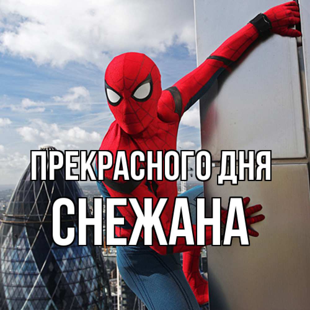 Открытка  с именем. Снежана, Прекрасного дня  