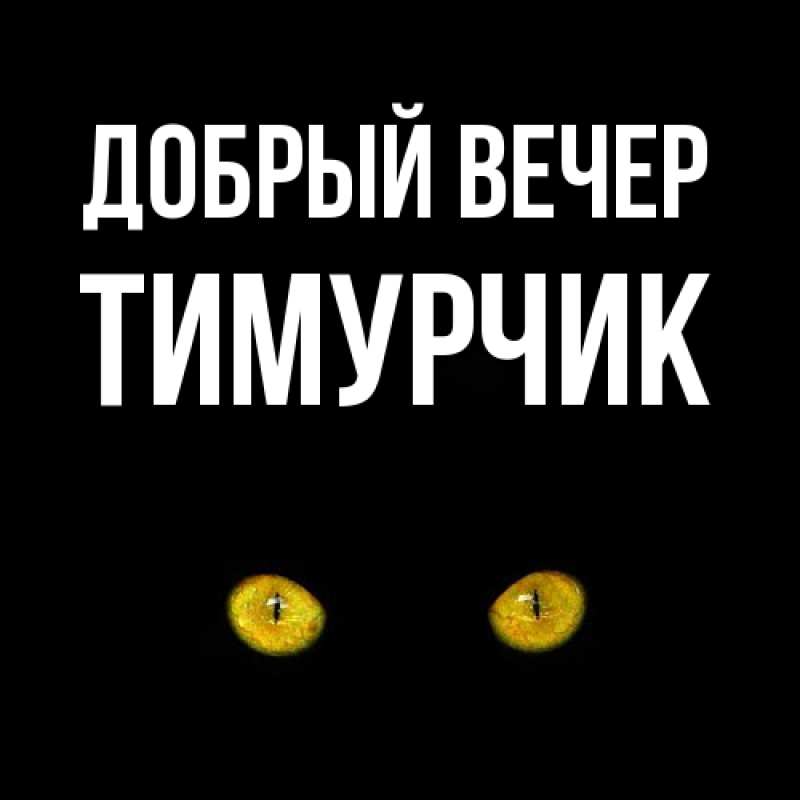 Картинка Добрый вечер, Тимурчик