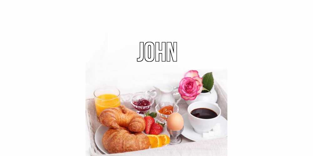 Открытка  с именем. John, Главная  