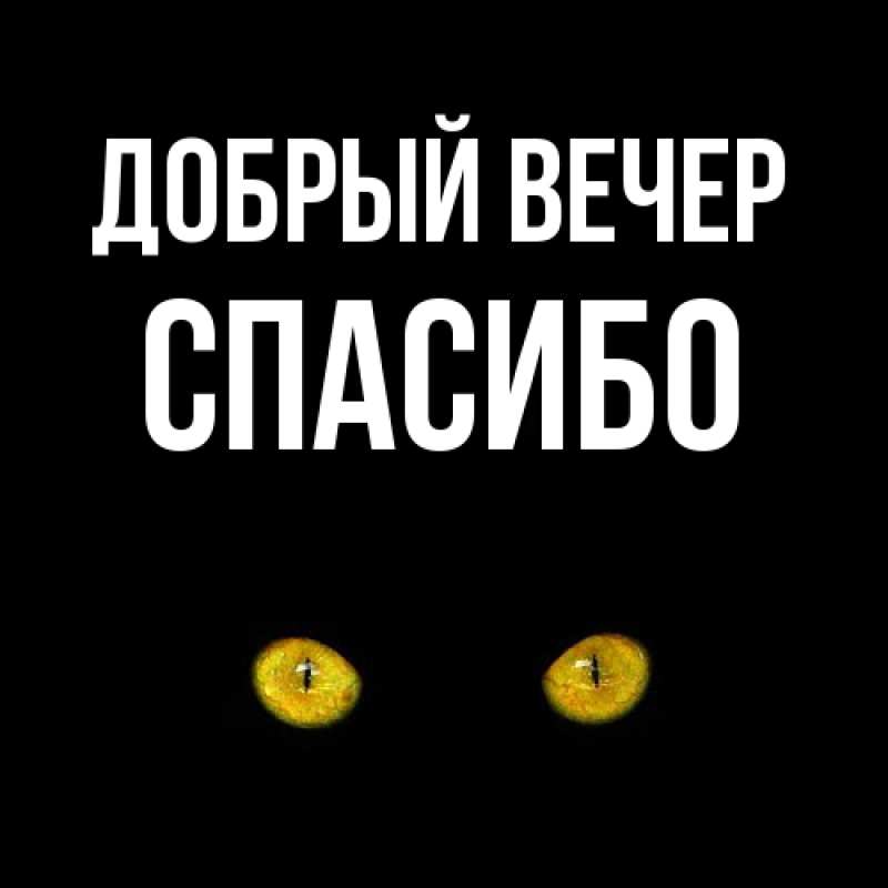 Картинка Добрый вечер, СПАСИБО
