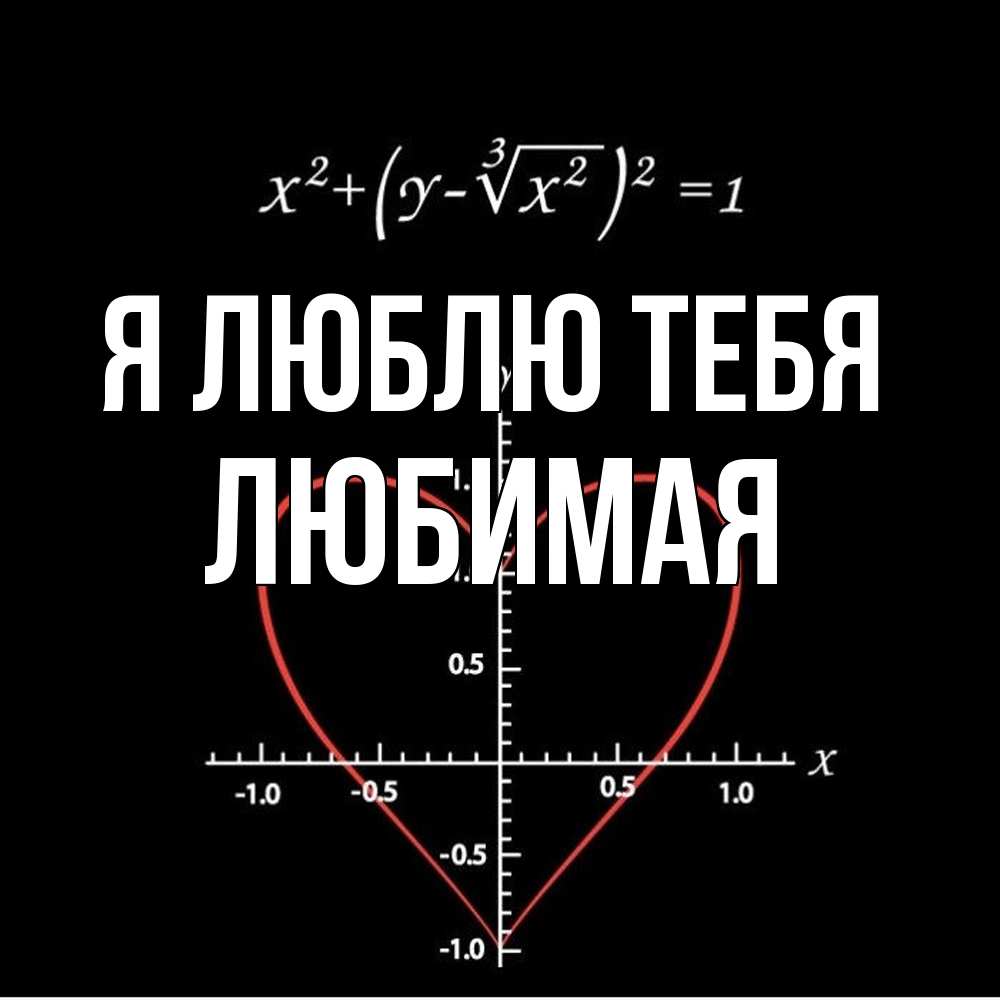 Открытка  с именем. Любимая, Я люблю тебя  