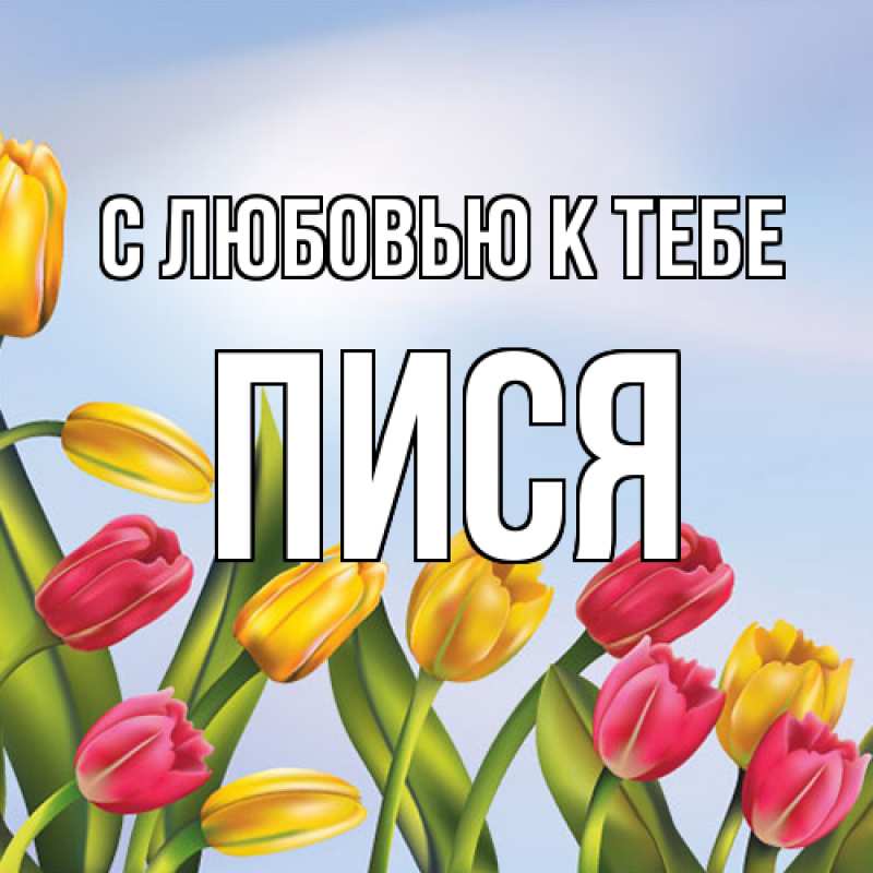 Картинка С любовью к тебе, Пися