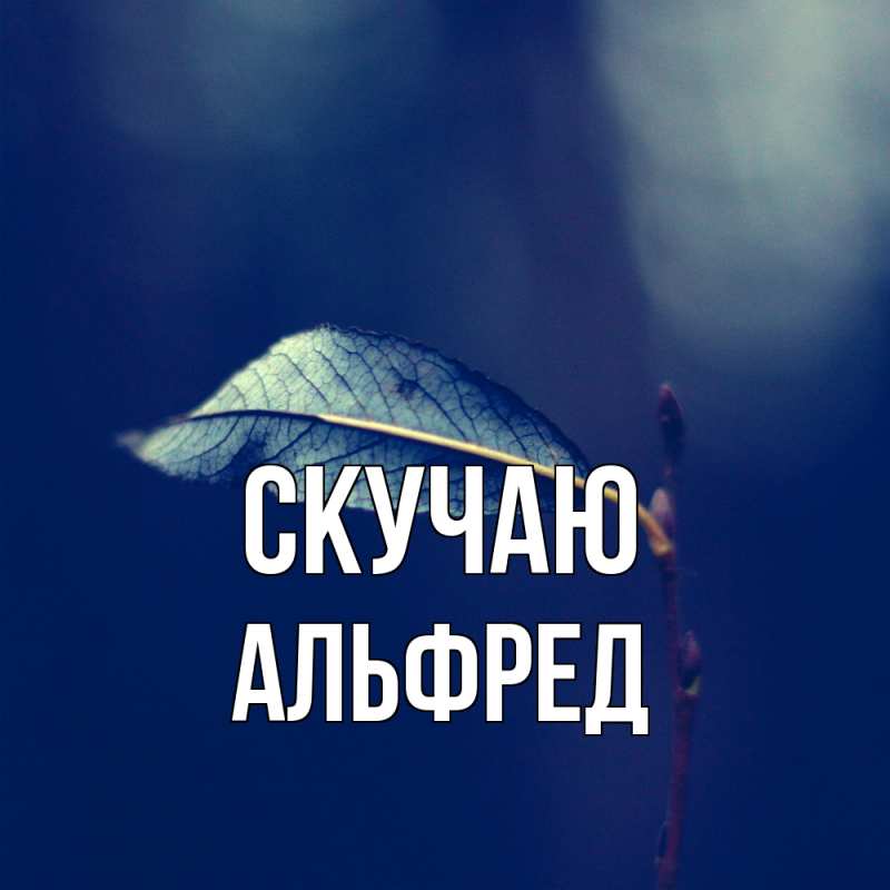 Картинка Скучаю, Альфред