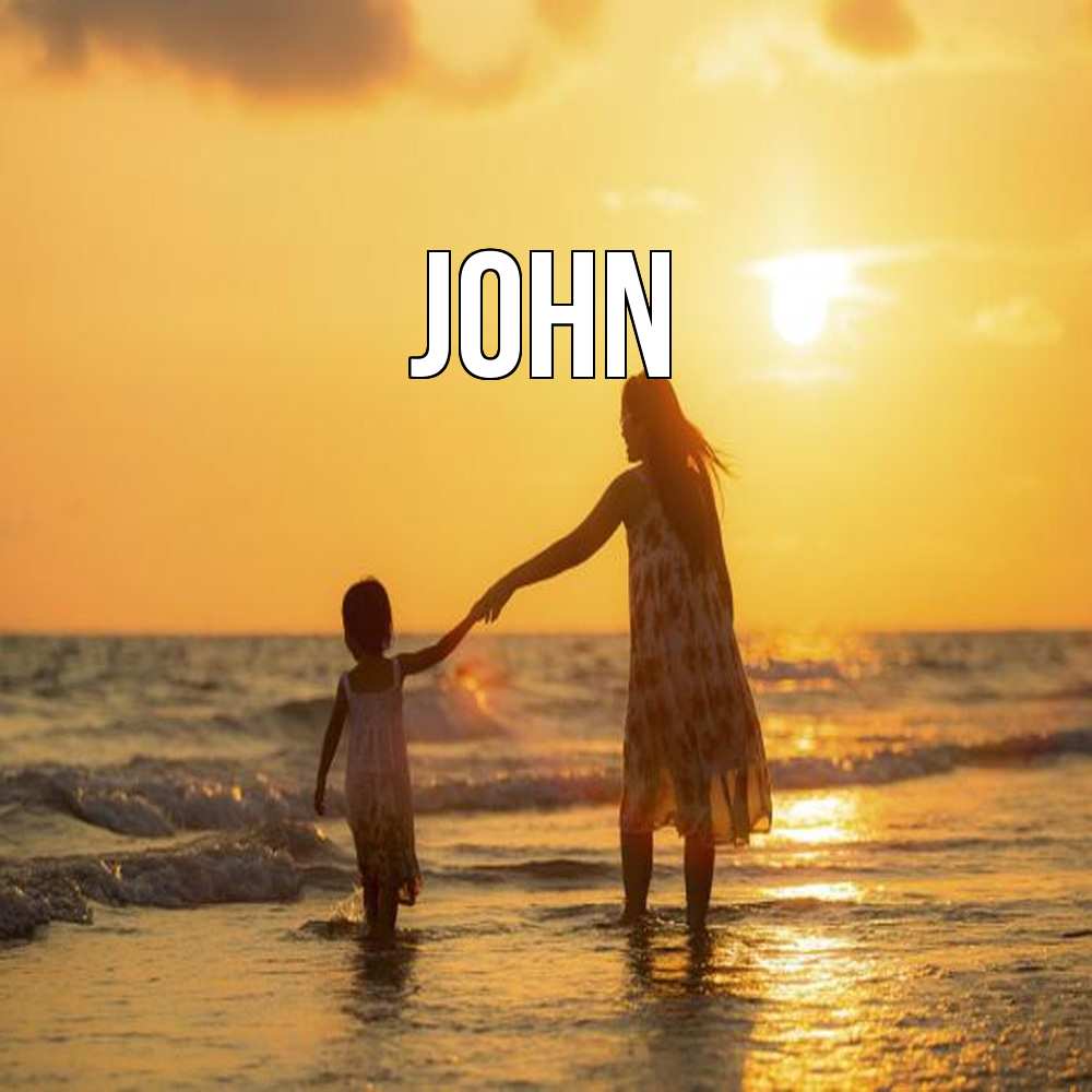 Открытка  с именем. John, Главная  