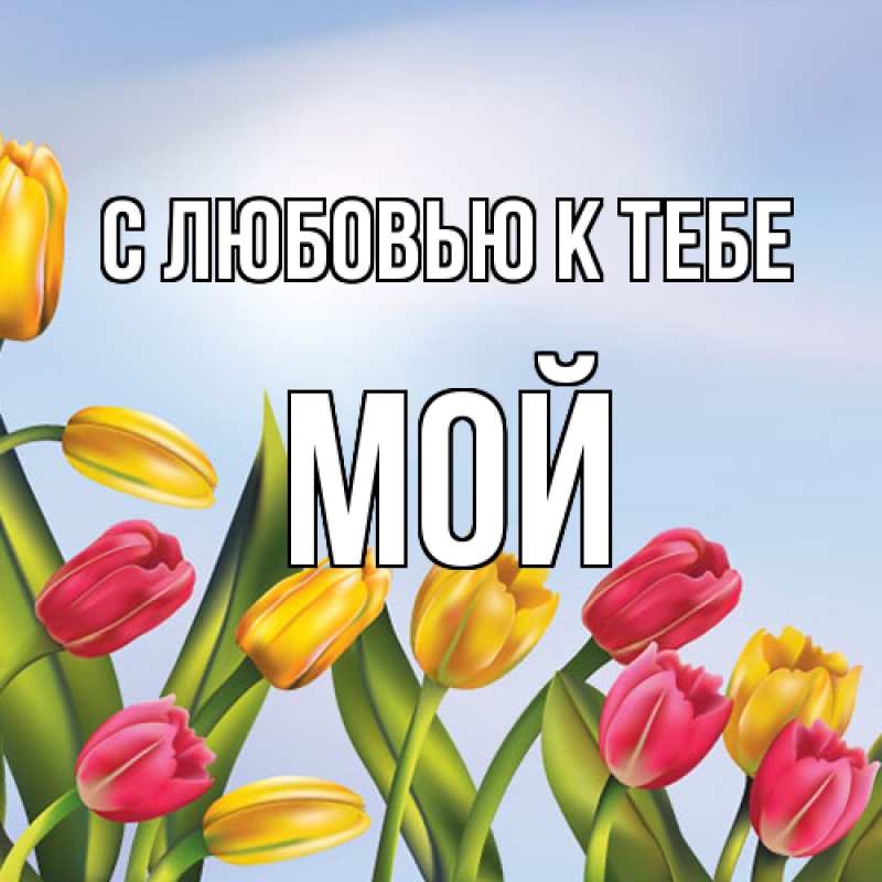 Картинка С любовью к тебе, Мой