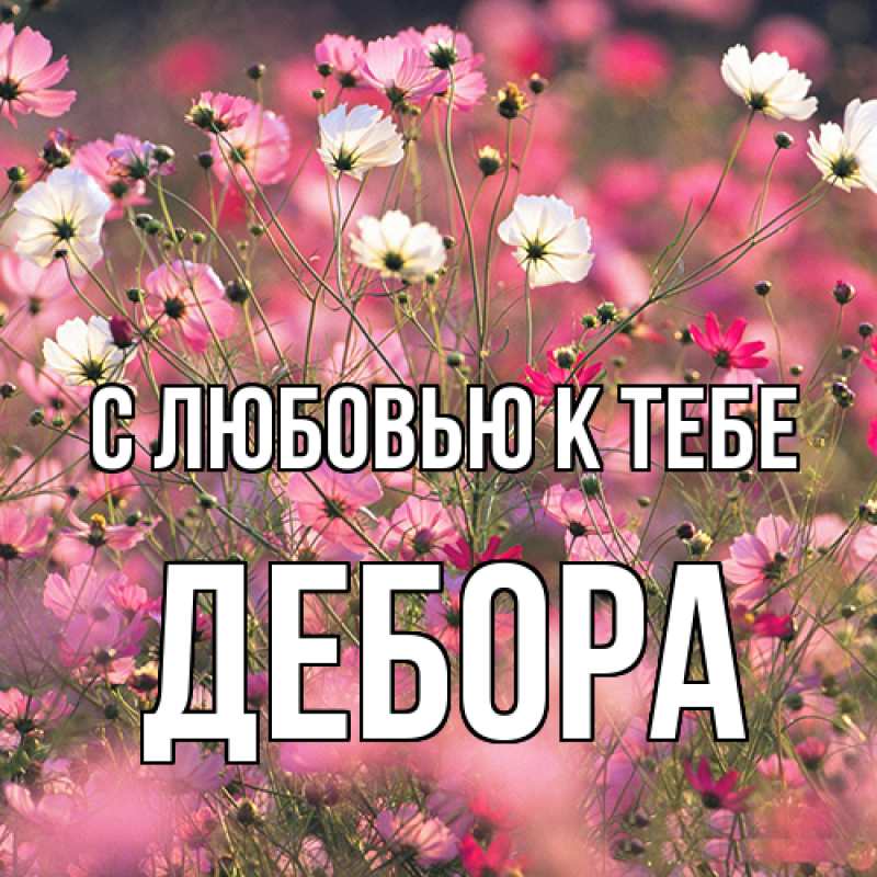 Картинка С любовью к тебе, Дебора