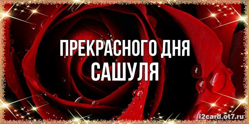 Картинка Прекрасного дня, Сашуля