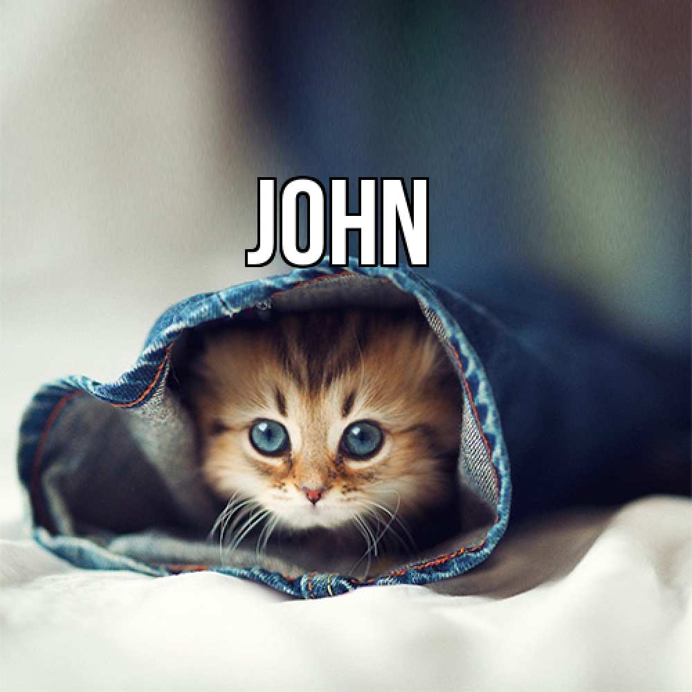 Открытка  с именем. John, Главная  