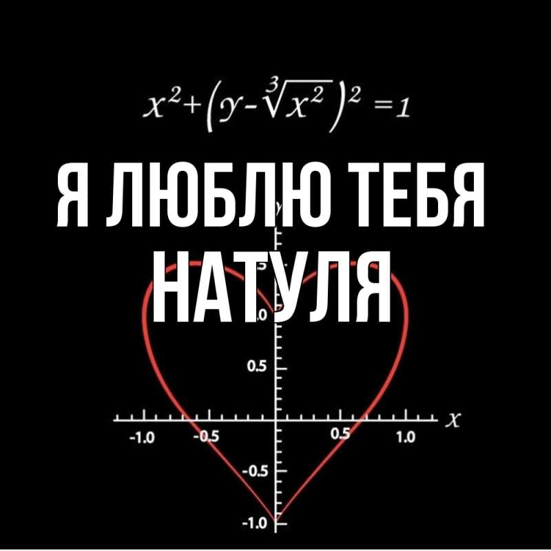 Картинка Я люблю тебя, Натуля