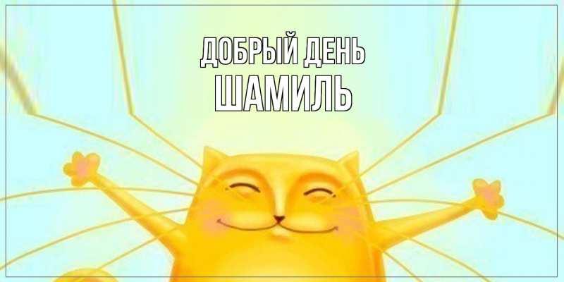 Картинка Добрый день, Шамиль