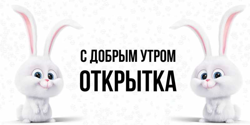 Картинка С добрым утром, открытка