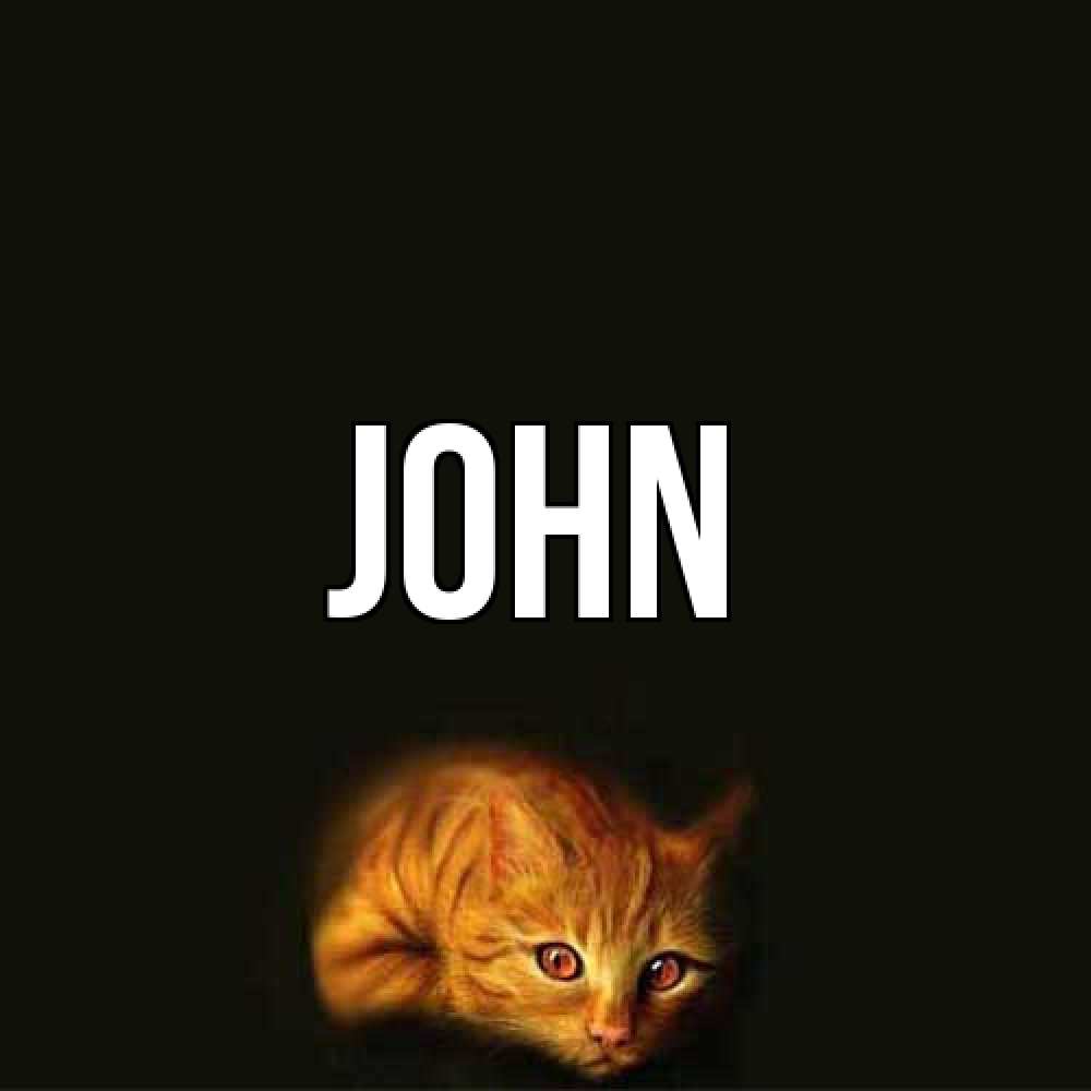 Открытка  с именем. John, Главная  