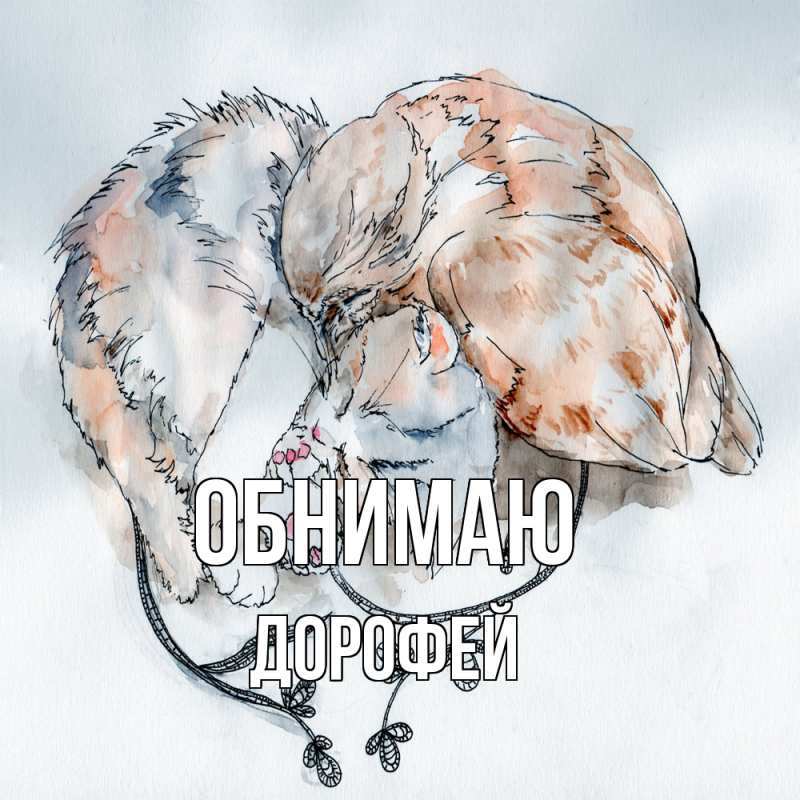 Картинка Обнимаю, Дорофей