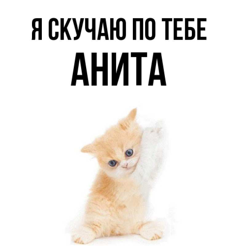 Картинка Я скучаю по тебе, Анита