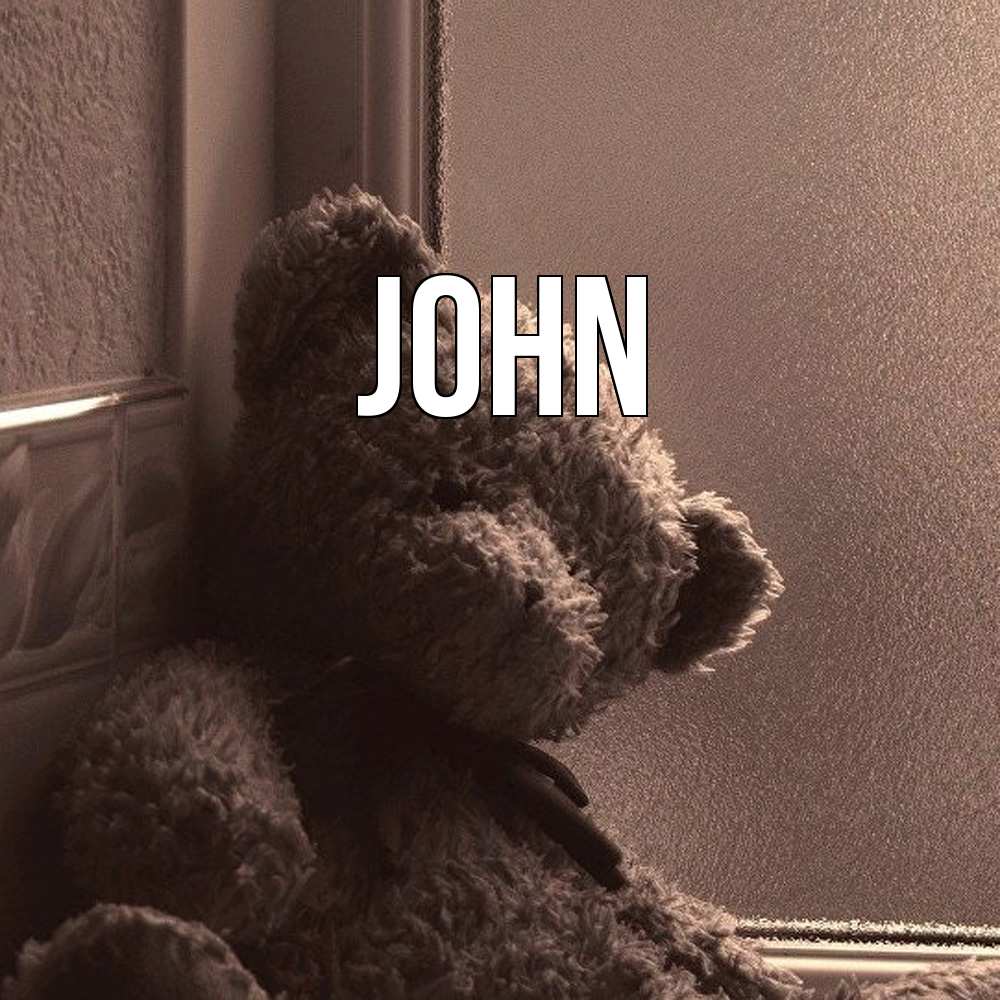 Открытка  с именем. John, Главная  