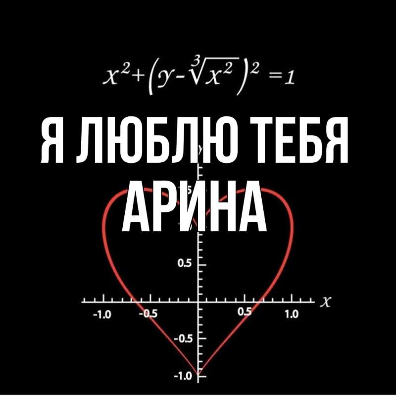 Картинка Я люблю тебя, Арина