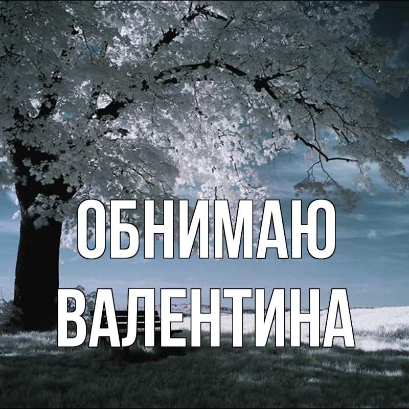 Картинка Обнимаю, валентина