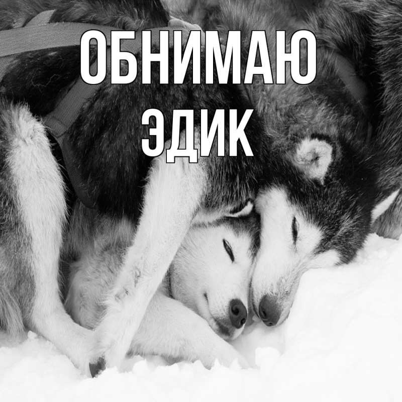 Картинка Обнимаю, Эдик