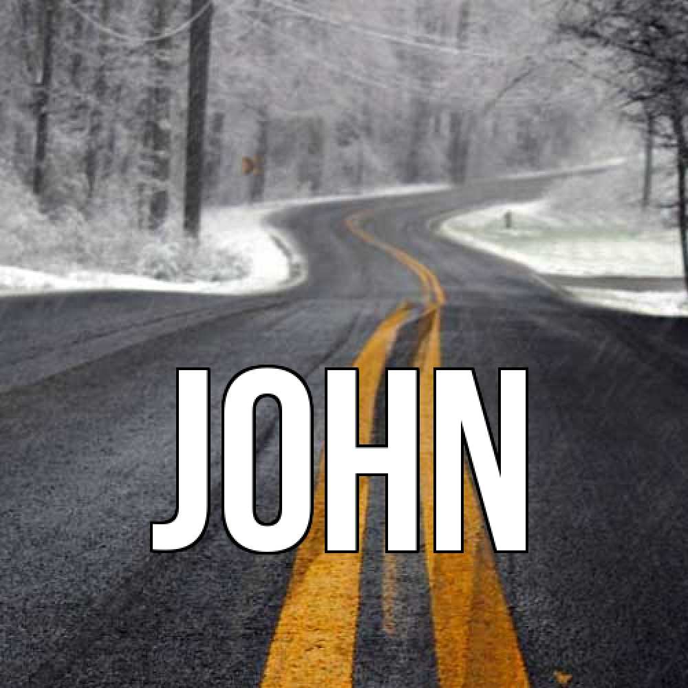 Открытка  с именем. John, Главная  